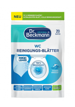 Салфетки Dr. Beckmann для чистки унитаза "Океанский бриз", 20 шт